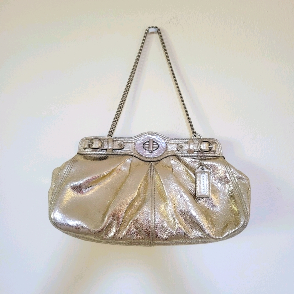 Rare Vintage Golden Coach Bag